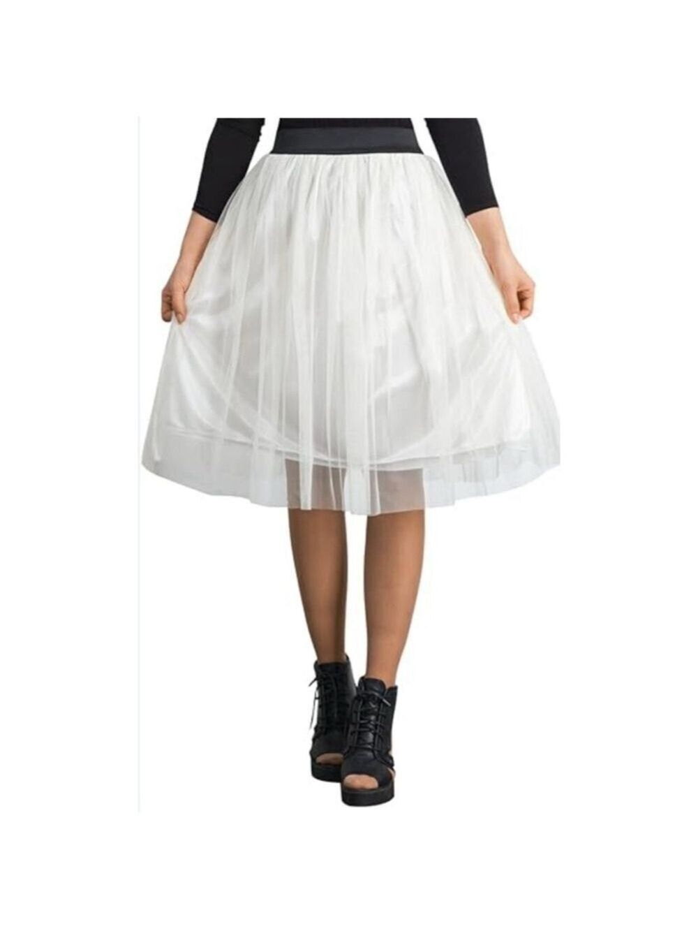 Marina Balletcore Ivory Tulle Fairy Belle A line Skirt size Small